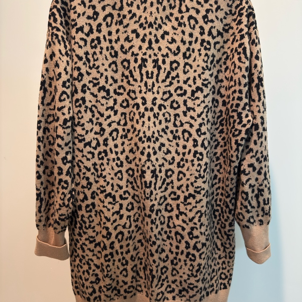 J. Crew Animal Print Cardigan - Picture 2 of 3